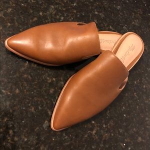 Madewell leather mules, 6.5